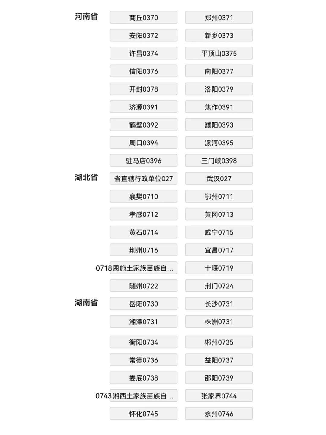 最新全國手機號碼段及其影響